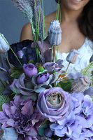 Bristol Violet, bukiet do wazonu, wys.90cm