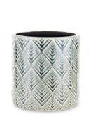 Heaven Deco B, ceramiczna osłonka, szkliwiona, wym.16x16x16cm