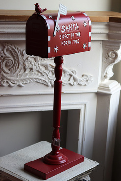 Santa, skrzynka na listy do Świętego Mikołaja, wys.70cm