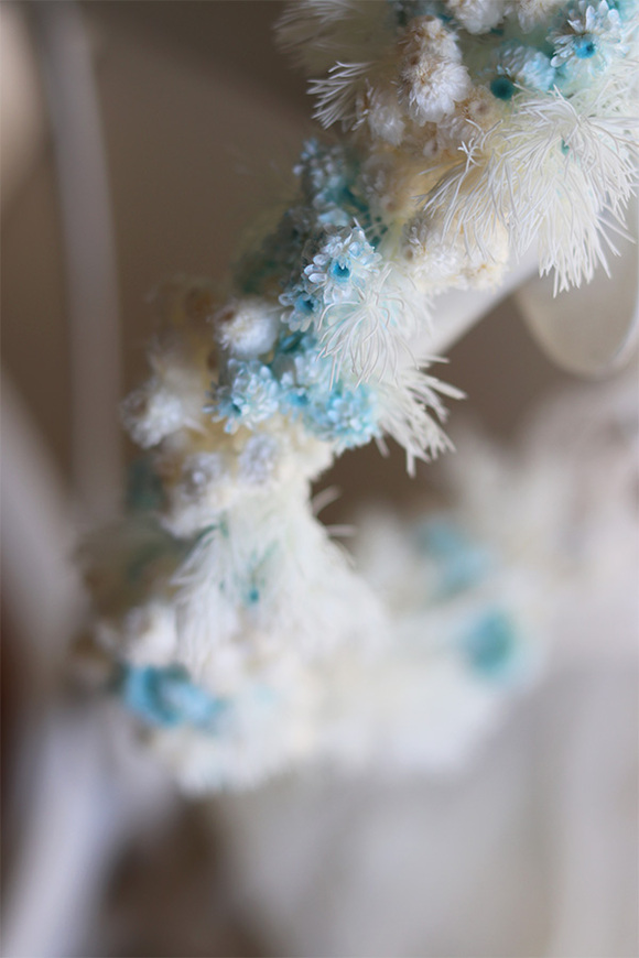 Nereida, wianek na głowę z roślin stabilizowanych, rozmiar uniwersalny