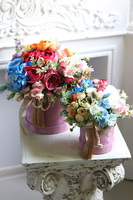 Tęcza Birds L, kolorowy flowerbox z chwostem