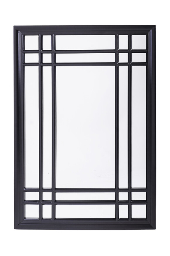 lustro Victory Window II w drewnianej ramie, wym.115x80x4cm