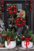 Classic American Christmas, świąteczny wianek do powieszenia