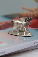 Cavallo, posrebrzany pojemnik na wykałaczki