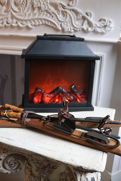 Romantic 3, kominek LED z efektem płomieni