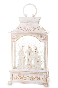 Christmas Charm, lampion szopka LED, C, wym.33x16,5x9cm