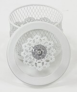 La Bella, dekoracyjny pojemnik / puzderko, wym.11x11x11cm