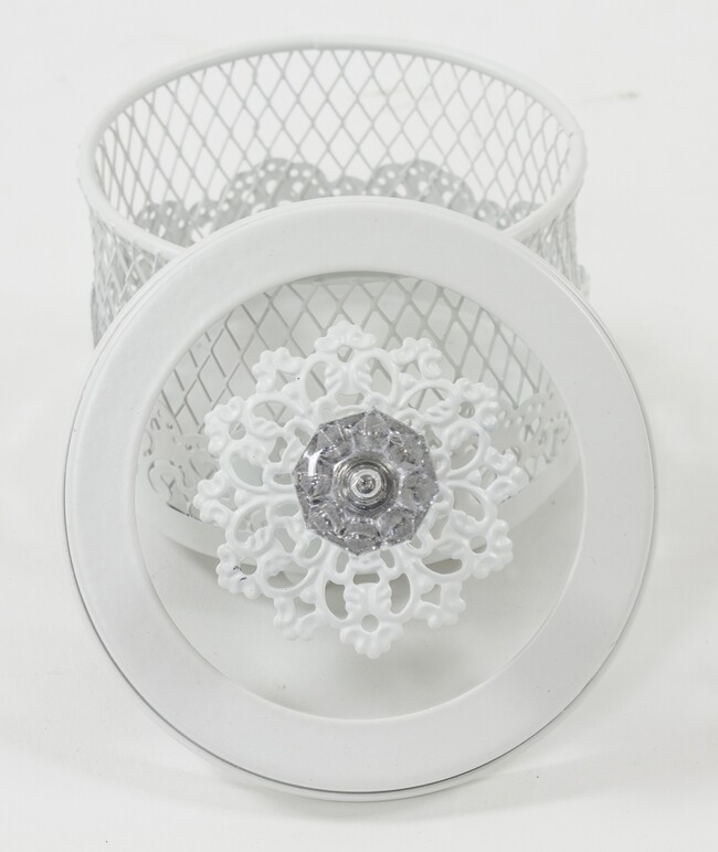 La Bella, dekoracyjny pojemnik / puzderko, wym.11x11x11cm