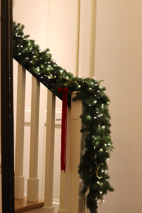 Royal Classic Green, zimowa girlanda dekoracyjna