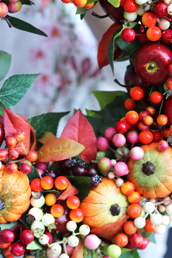 Hefrina 2, jesienny dyniowy wianek