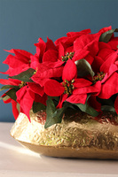 Gwiazda Betlejemska Złoto Deluxe, wysokiej jakości sztuczna roślina