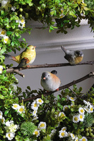 Ptaszki na Gałęzi 3, wiosenny wianek dekoracyjny