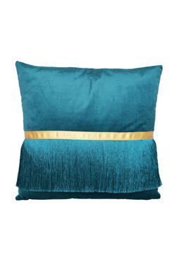 Premiosa Velvet, poduszka dekoracyjna, niebieska, wym.45x45cm