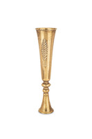 Porto Gold C, efektowny złoty puchar / wazon, wym.60x15x15cm