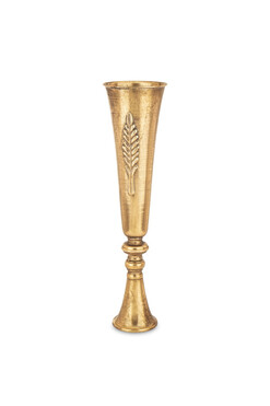 Porto Gold C, efektowny złoty puchar / wazon, wym.60x15x15cm