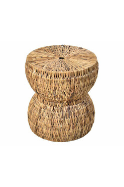 Boho 1, stolik z trawy morskiej, wym.52x48cm