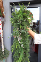 Green Forest, zielona girlanda na kominek