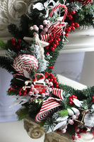 Lollypop Candy, świąteczny wianek dekoracyjny