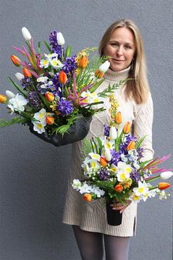 Wera New Volcan 2, komplet dekoracji nagrobnych, kompozycja + bukiet