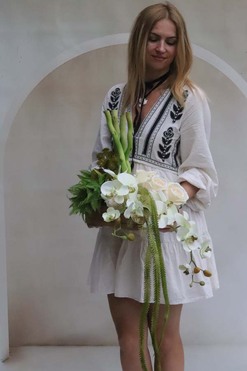 Andana White, dekoracja nagrobna w skrzynce, wym.40x50x25cm