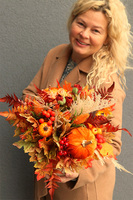 Moko Autumn S, welurowy flowerbox jesienny