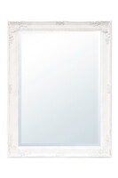 Palazzo White lustro w białej ramie