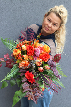 Angelo Garden Jesienny bukiet nagrobny, wys.62cm