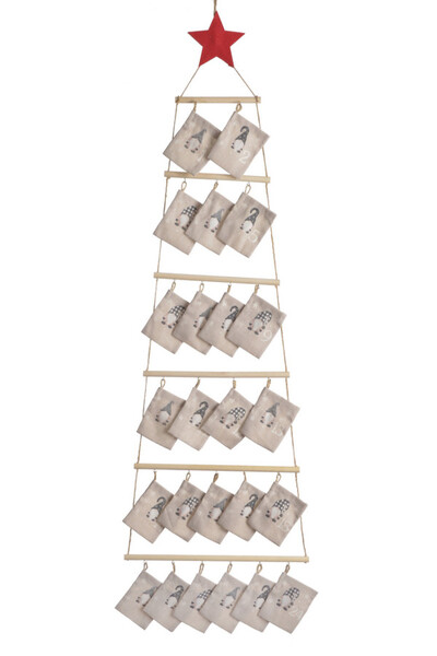 Rizdviani, kalendarz adwentowy z kieszonkami