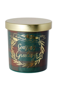 Season's Greetings, świeca zapachowa w szkle, cynamon, 130g