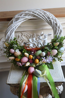 Wielkanocna Przygoda, wianek z zajączkami