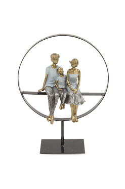 Family, figurka rodzina w kole, wys.33.5cm