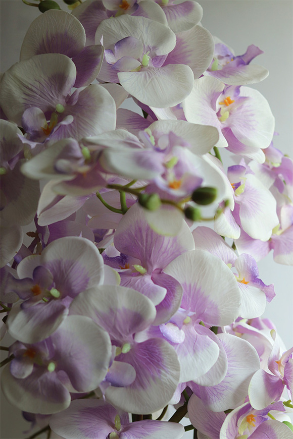 Lilac, wysokiej jakości sztuczny storczyk, wys.74cm