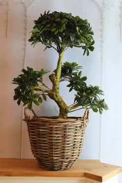 Bonsai Azalia Rattania, sztuczna roślina w donicy, wys.83cm