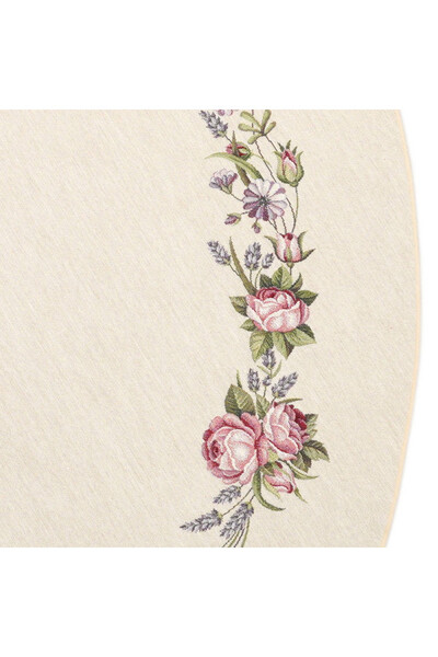 Roses, obrus gobelinowy serweta okrągła