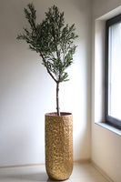 Oliwka Goldi Max, sztuczne drzewko w metalowej donicy