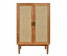 Bari, szafka z drewna tekowego, wym.80x45x125cm