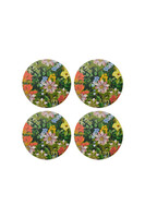 Flower Jungle, podkładki korkowe, okrągłe duże