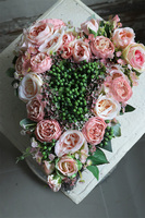 kompozycja nagrobna z napisem, Serce Berino, wym.17x50x33cm    