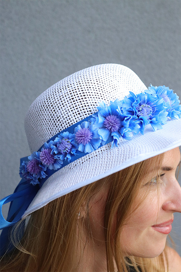 Chabry, dekoracja na kapelusz