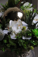 Goldenito Dekoria 2, kompozycja ze storczykiem w złotej misie