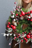 Merry Christmas, mały wianek świąteczny