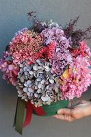 Jesienna Hortensja, jesienny flowerbox