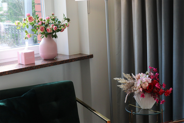 La Guel Shell, dekoracja kwiatowa w muszli