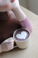 Mademoiselle Cafe, figurka dekoracyjna kobieta