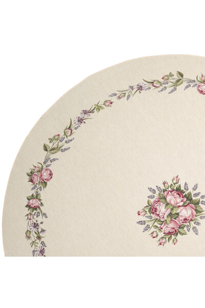 Roses, obrus gobelinowy serweta okrągła