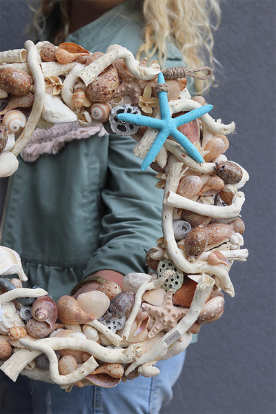 Blue Sea Miami, marynistyczny wianek na drzwi