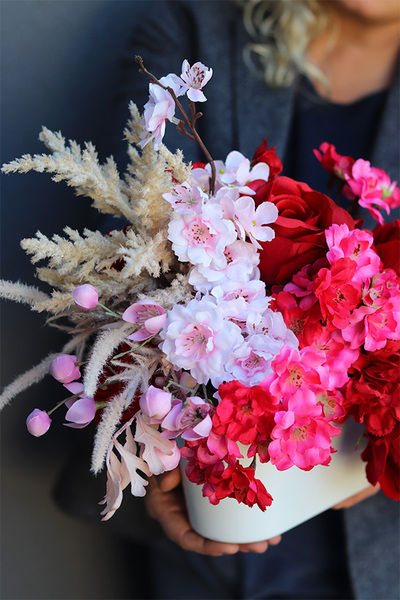 LaGuel Amore, dekoracja kwiatowa w naczyniu