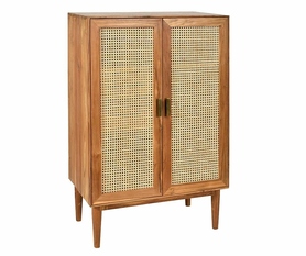 Bari, szafka z drewna tekowego, wym.80x45x125cm