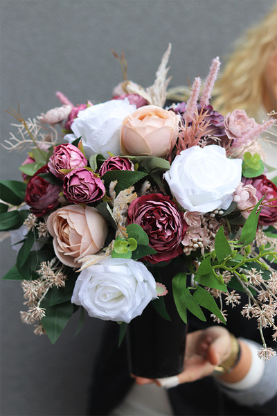 Mortario Delania Lux, bukiet nagrobny we wkładzie