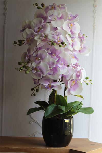 Lilac, wysokiej jakości sztuczny storczyk, wys.74cm